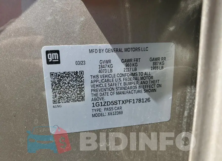 1G1ZD5STXPF178126 Photo# 12
