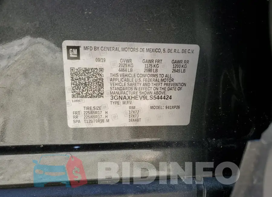 3GNAXHEV9LS544424 Photo# 14