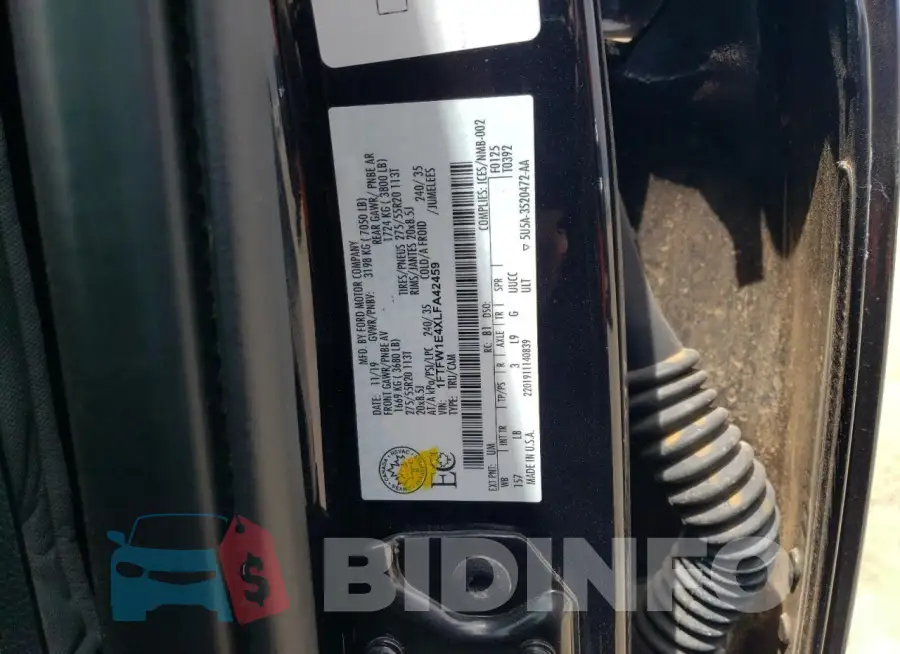 1FTFW1E4XLFA42459 Photo# 12