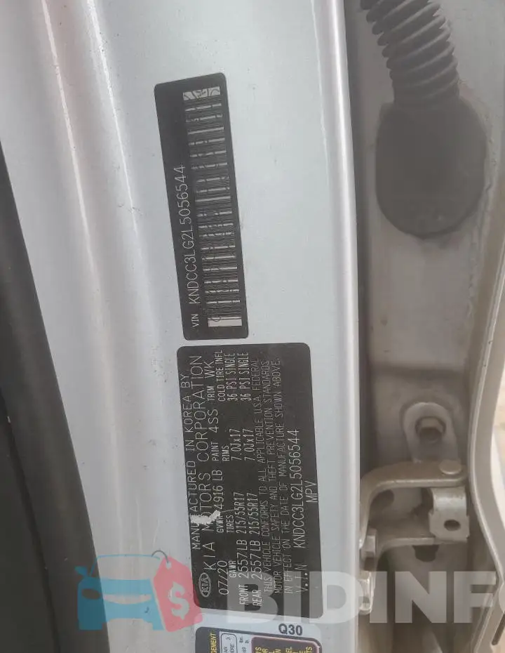 KNDCC3LG2L5056544 Photo# 14