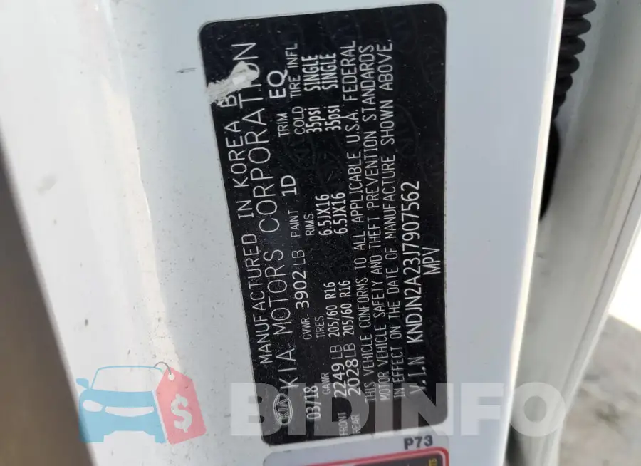 KNDJN2A23J7907562 Photo# 12