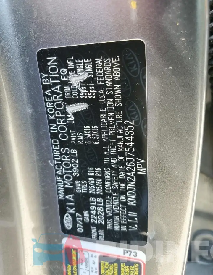 KNDJN2A26J7544352 Photo# 12