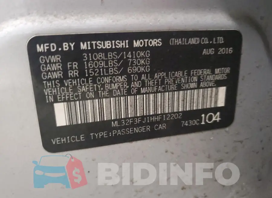 ML32F3FJ1HHF12202 Photo# 13