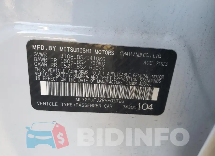 ML32FUFJ2RHF03726 Photo# 12