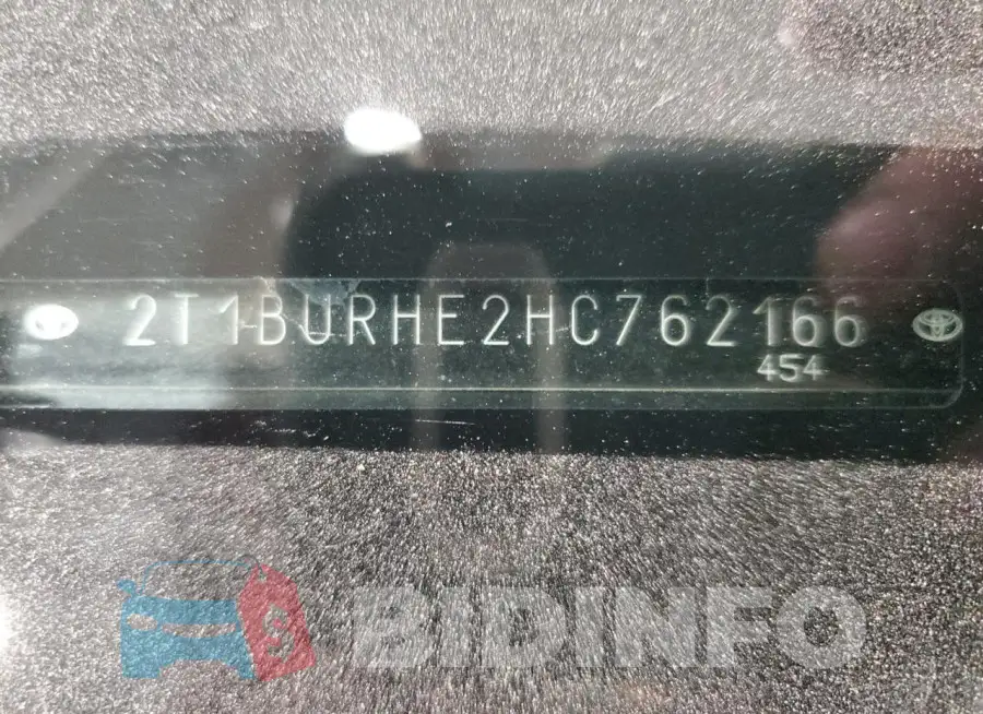 2T1BURHE2HC762166 Photo# 12