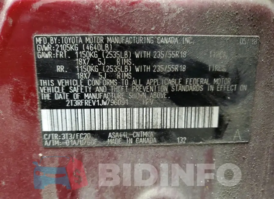 2T3RFREV1JW796091 Photo# 14