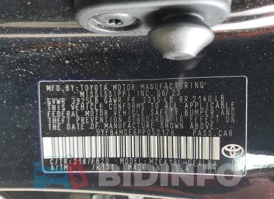 5YFB4MDE6PP052176 Photo# 12