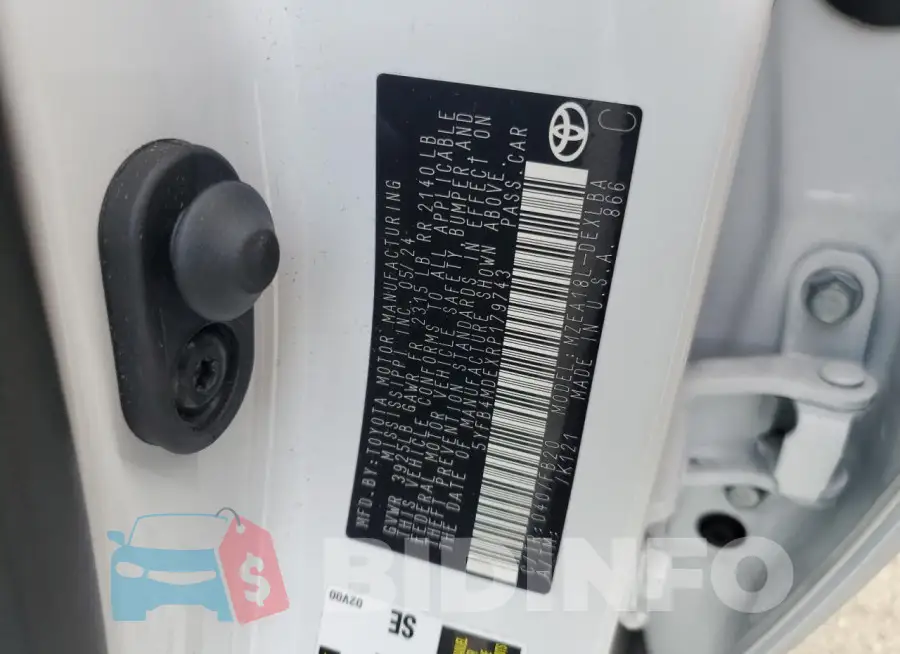 5YFB4MDEXRP179743 Photo# 12