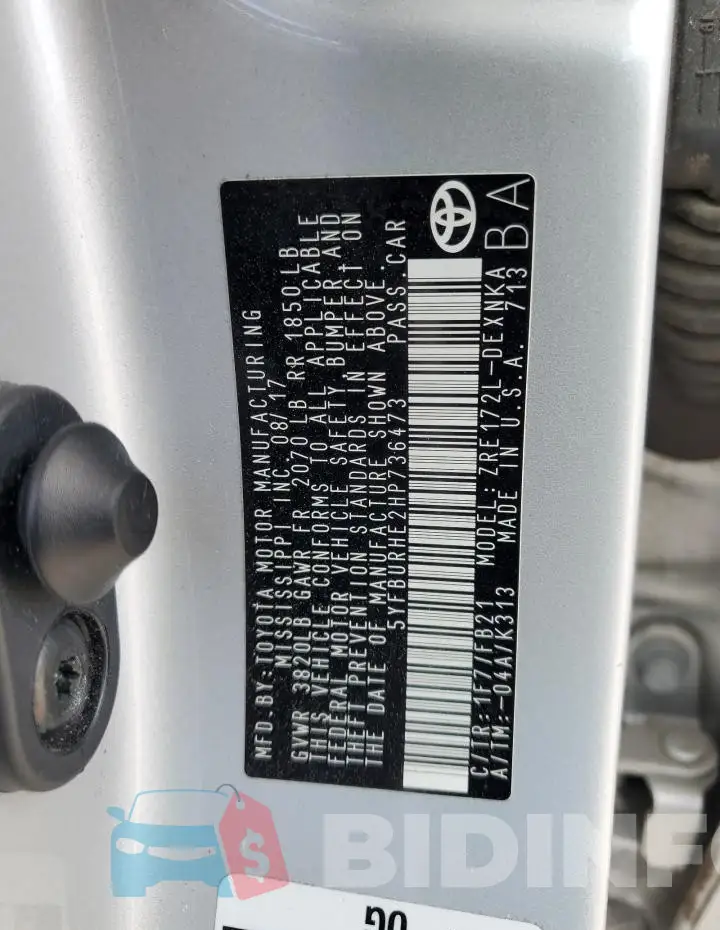 5YFBURHE2HP736473 Photo# 12