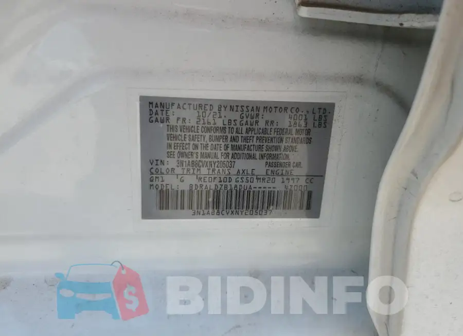 3N1AB8CVXNY205037 Photo# 12