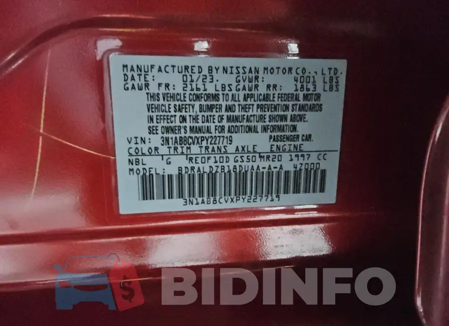 3N1AB8CVXPY227719 Photo# 12