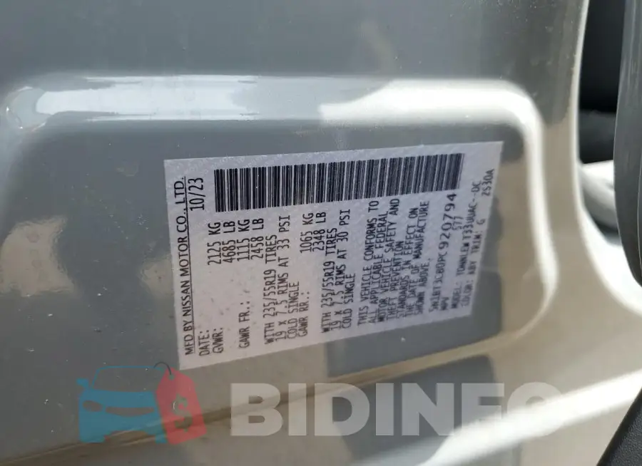 5N1BT3CB0PC920794 Photo# 12