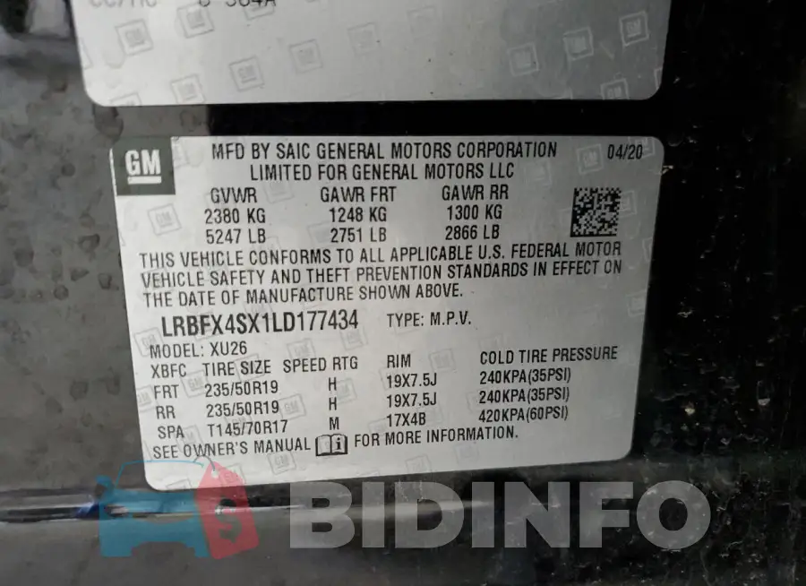 LRBFX4SX1LD177434 Photo# 13