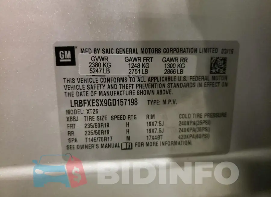 LRBFXESX9GD157198 Photo# 13