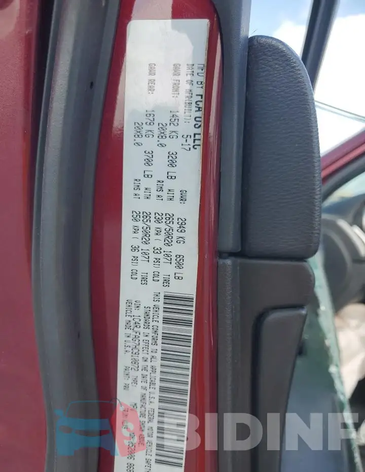 1C4RJFAG7HC910872 Photo# 13