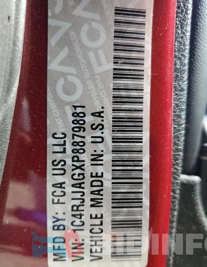 1C4RJJAGXP8879881 Photo# 14