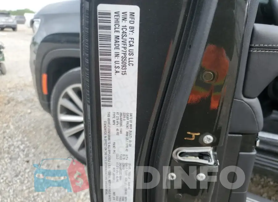 1C4SJVFP7PS509315 Photo# 14