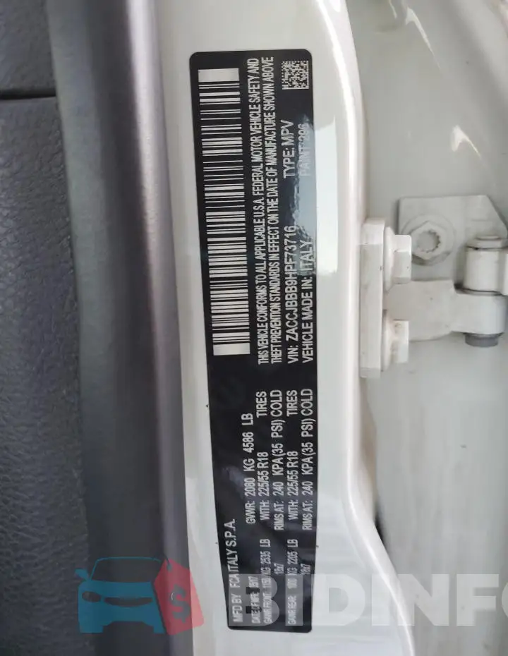 ZACCJBBB9HPF73716 Photo# 13
