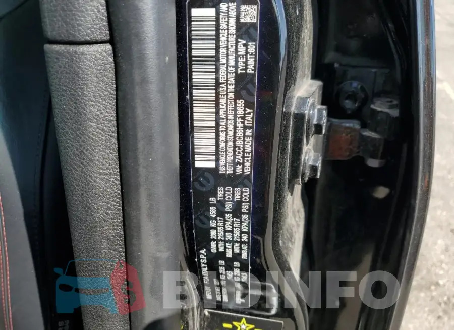 ZACCJBCB6HPF18655 Photo# 13