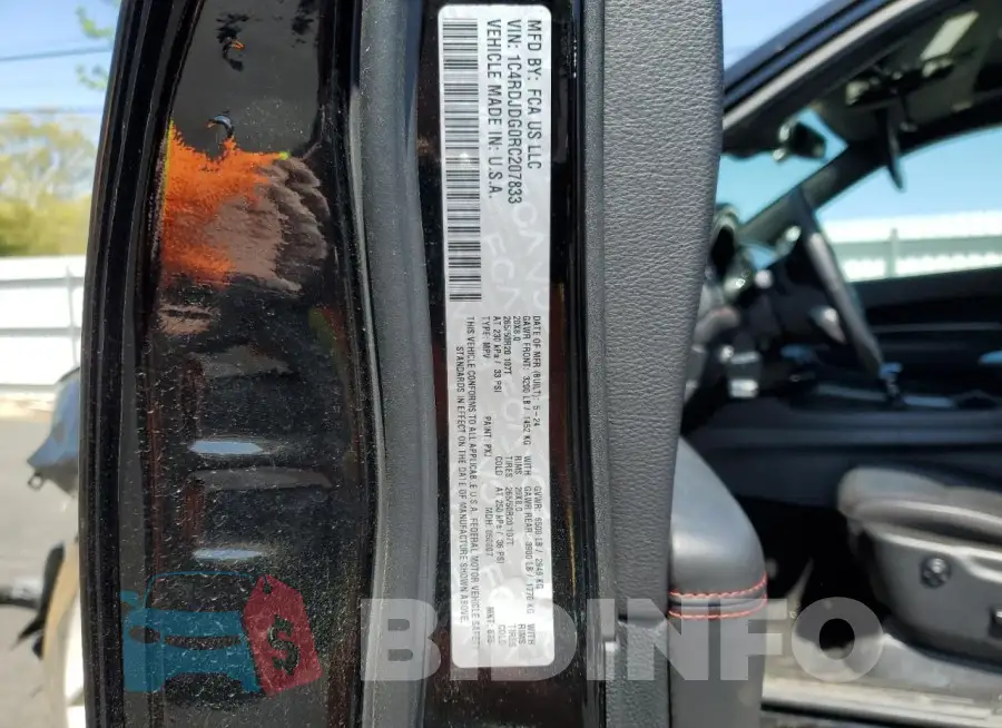 1C4RDJDG0RC207833 Photo# 14