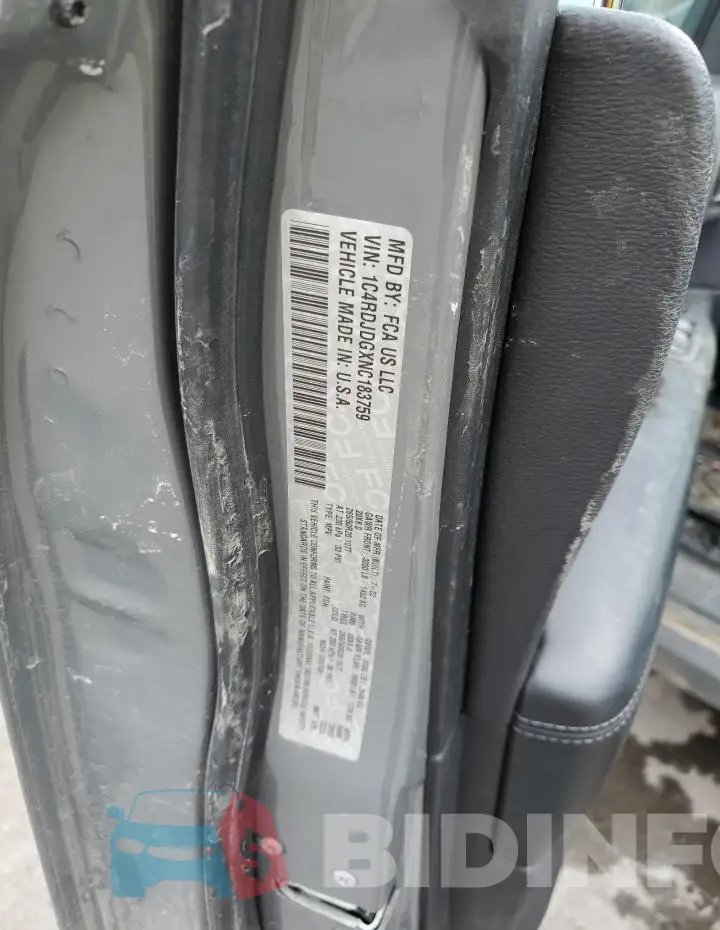 1C4RDJDGXNC183759 Photo# 13