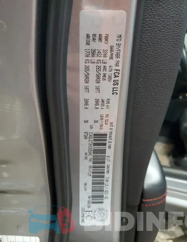 1C4SDJCT2HC935345 Photo# 13