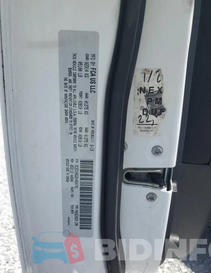 2C3CDXBG2KH664761 Photo# 12