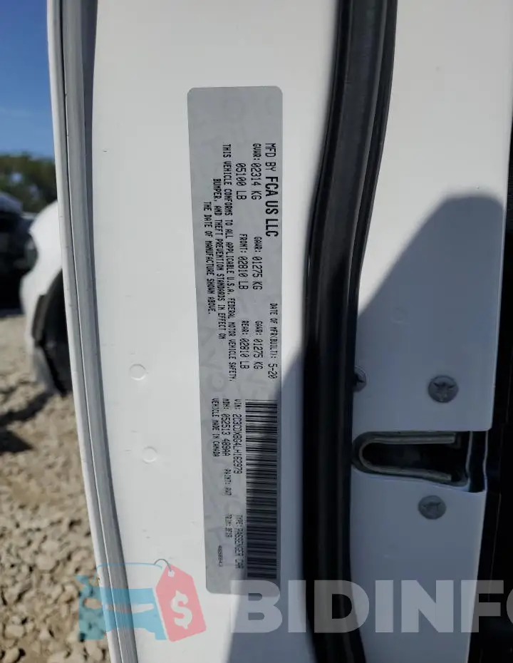 2C3CDXBG4LH162979 Photo# 12