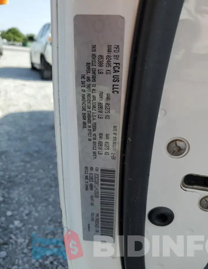 2C3CDZBT1LH125235 Photo# 12