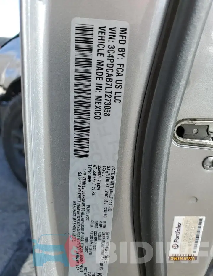 3C4PDCAB7LT273058 Photo# 13