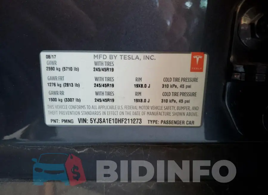 5YJSA1E10HF211273 Photo# 12