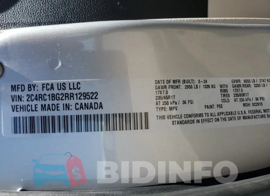 2C4RC1BG2RR129522 Photo# 13