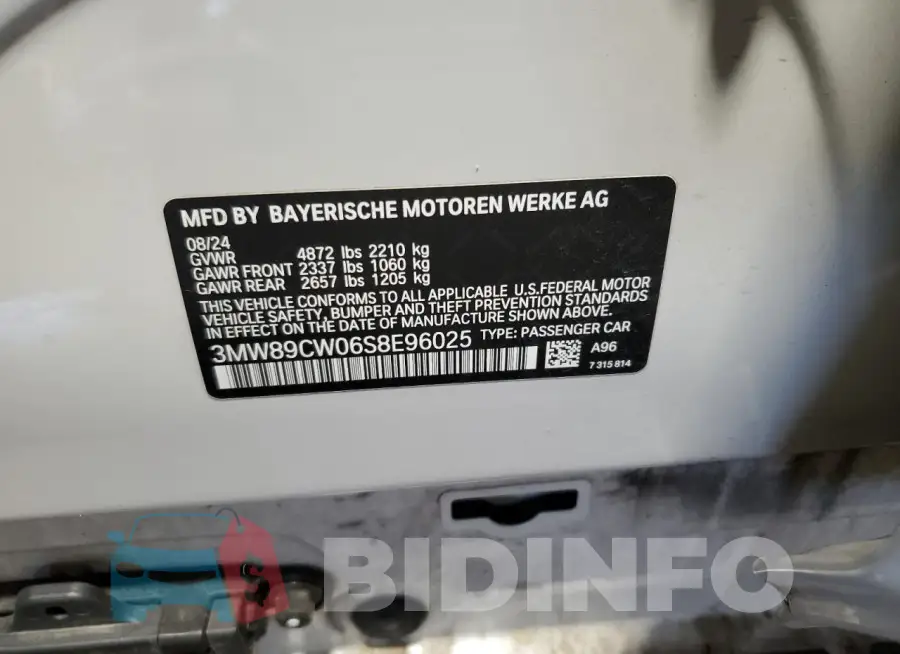 3MW89CW06S8E96025 Photo# 13