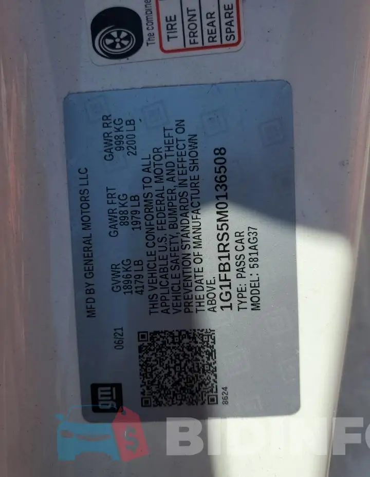1G1FB1RS5M0136508 Photo# 12