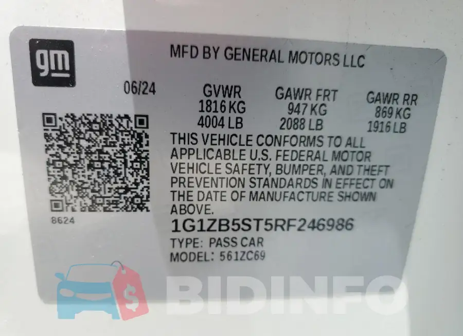 1G1ZB5ST5RF246986 Photo# 12