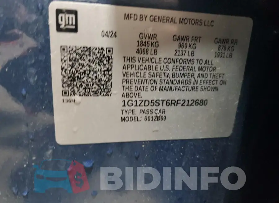 1G1ZD5ST6RF212680 Photo# 13
