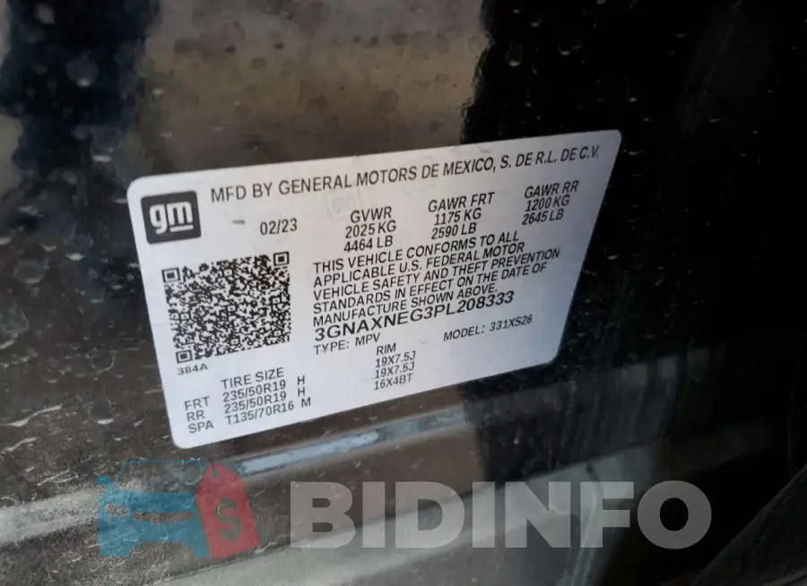 3GNAXNEG3PL208333 Photo# 13