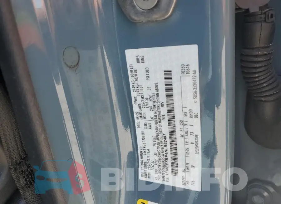1FMEE5BP4NLB62407 Photo# 13