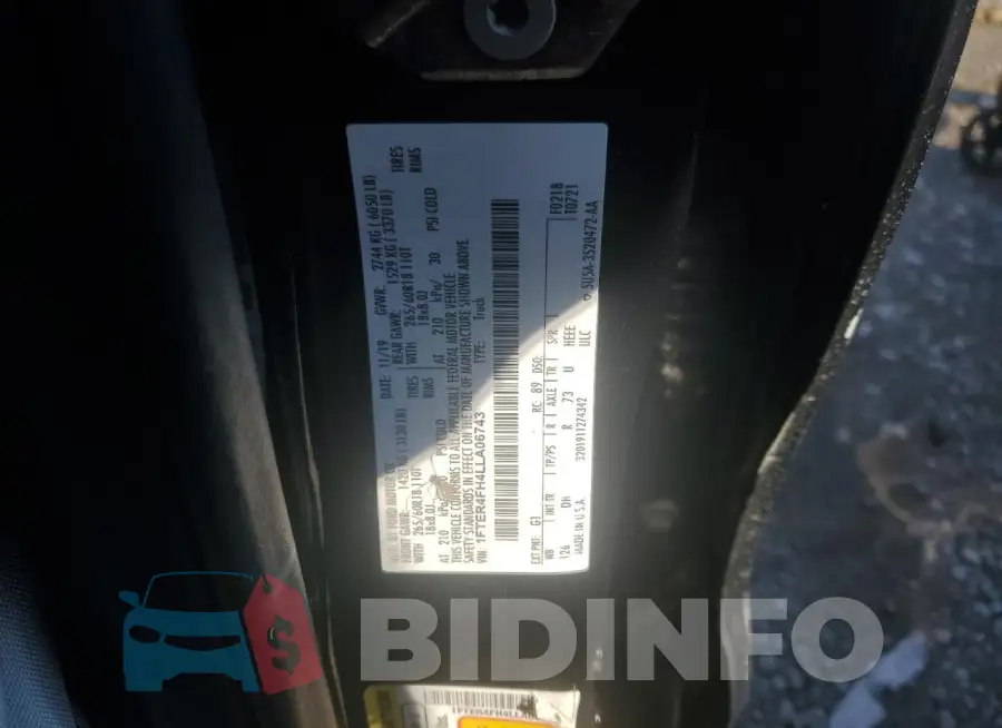 1FTER4FH4LLA06743 Photo# 12