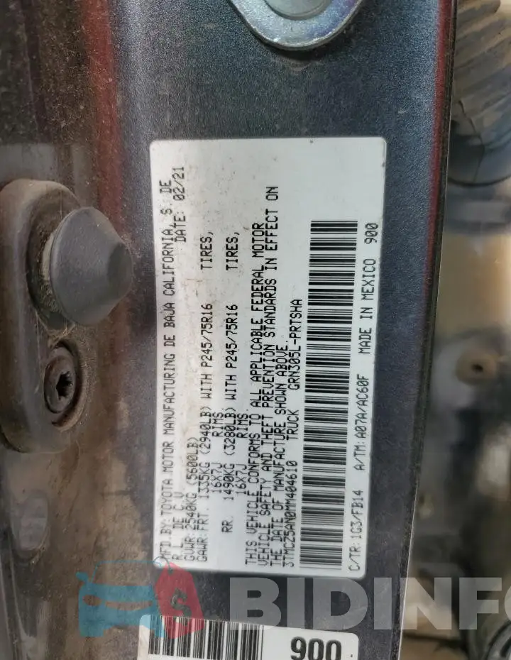 3TMCZ5AN0MM404610 Photo# 13