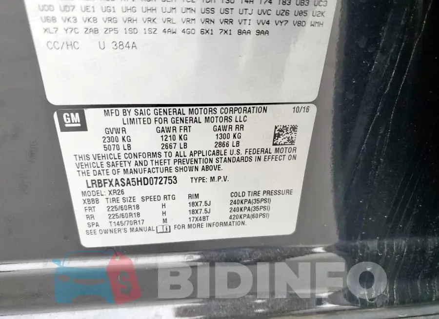LRBFXASA5HD072753 Photo# 13