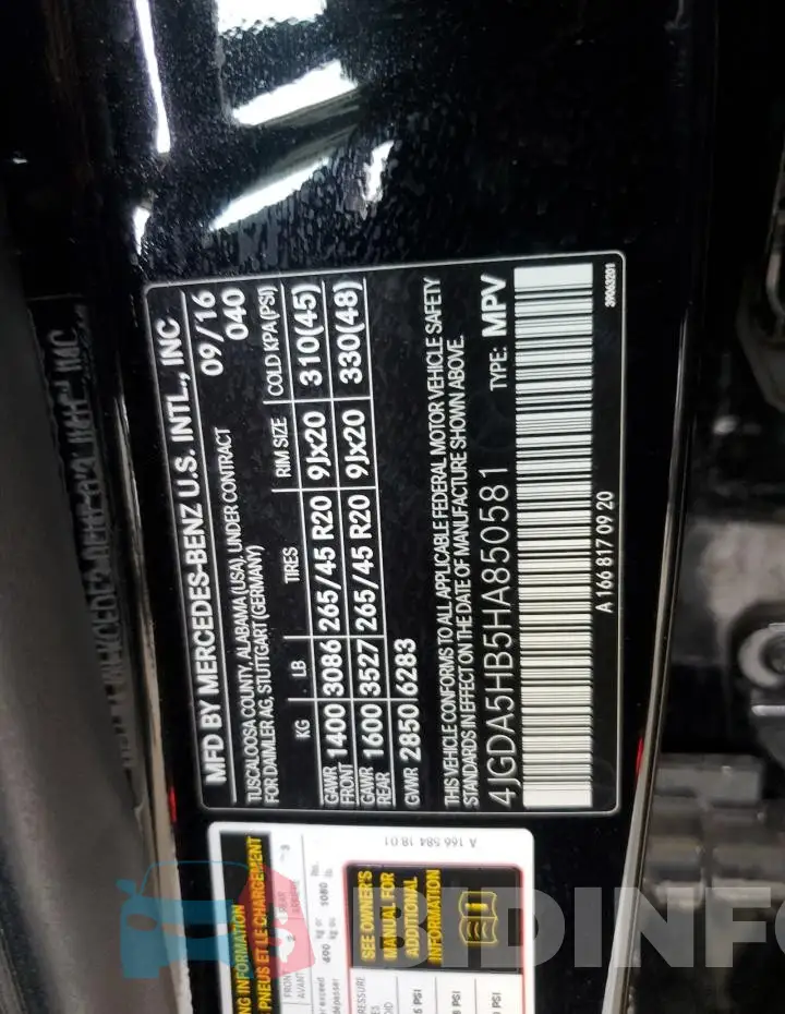 4JGDA5HB5HA850581 Photo# 12
