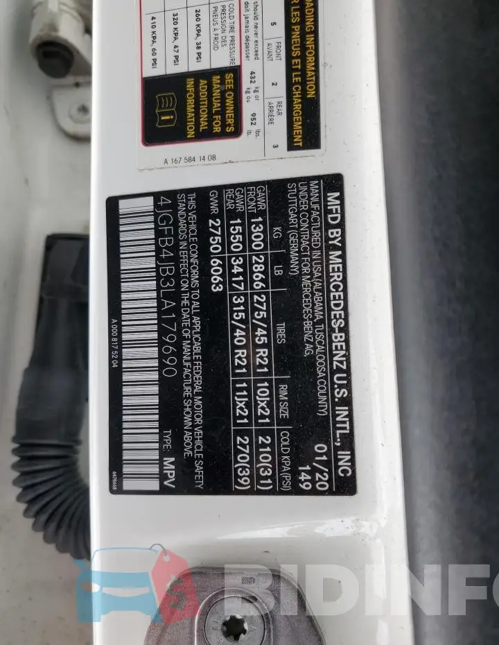 4JGFB4JB3LA179690 Photo# 13
