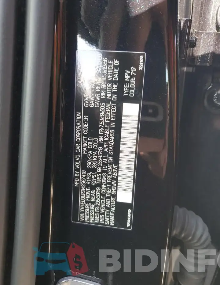 YV4ED3UR2M2567418 Photo# 12