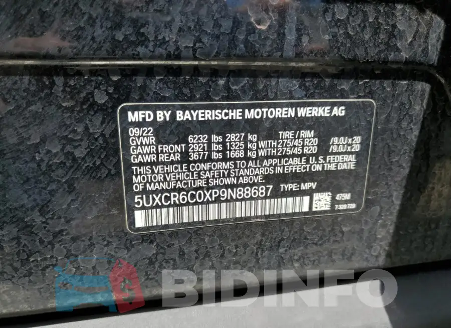 5UXCR6C0XP9N88687 Photo# 13