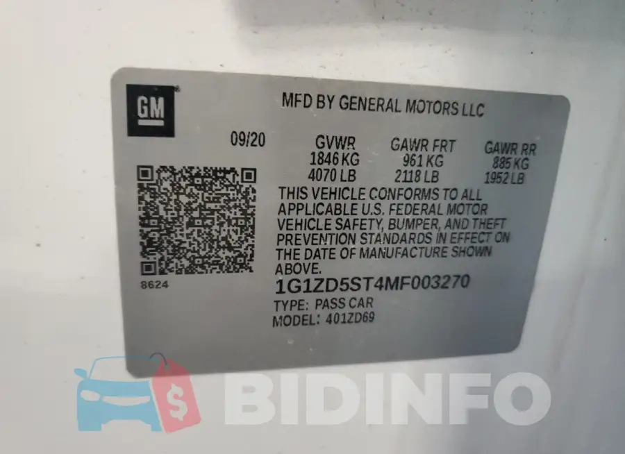 1G1ZD5ST4MF003270 Photo# 12