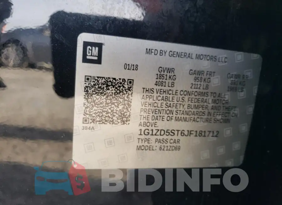 1G1ZD5ST6JF181712 Photo# 12