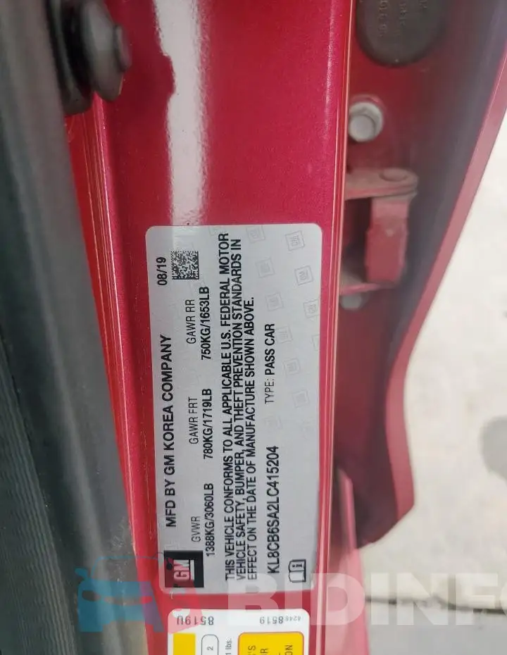 KL8CB6SA2LC415204 Photo# 13