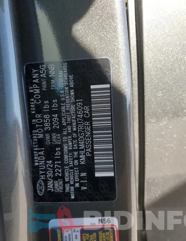 KMHLM4DG7RU746091 Photo# 12