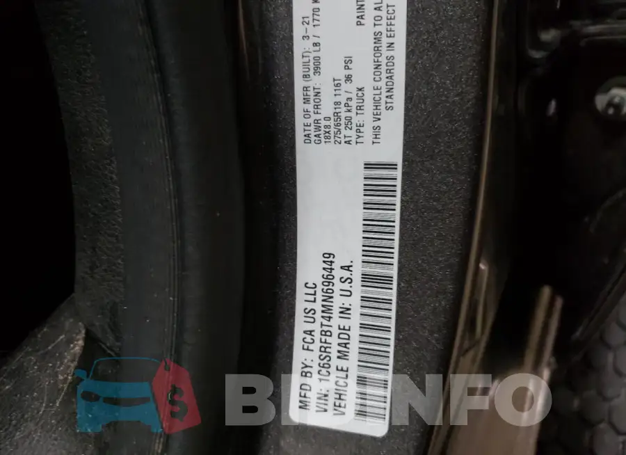 1C6SRFBT4MN696449 Photo# 12